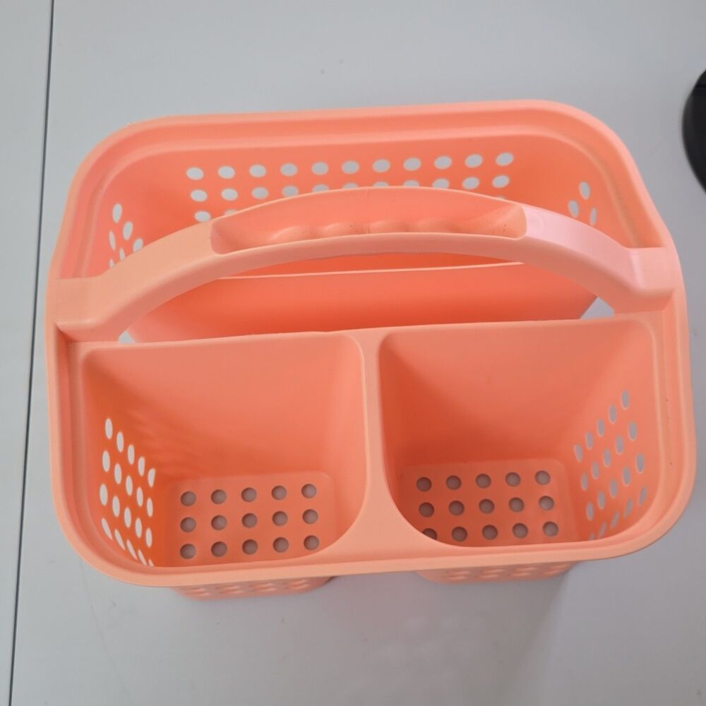 Mainstays by Becky G. & Alejandra Small Portable Shower Caddy, Coral